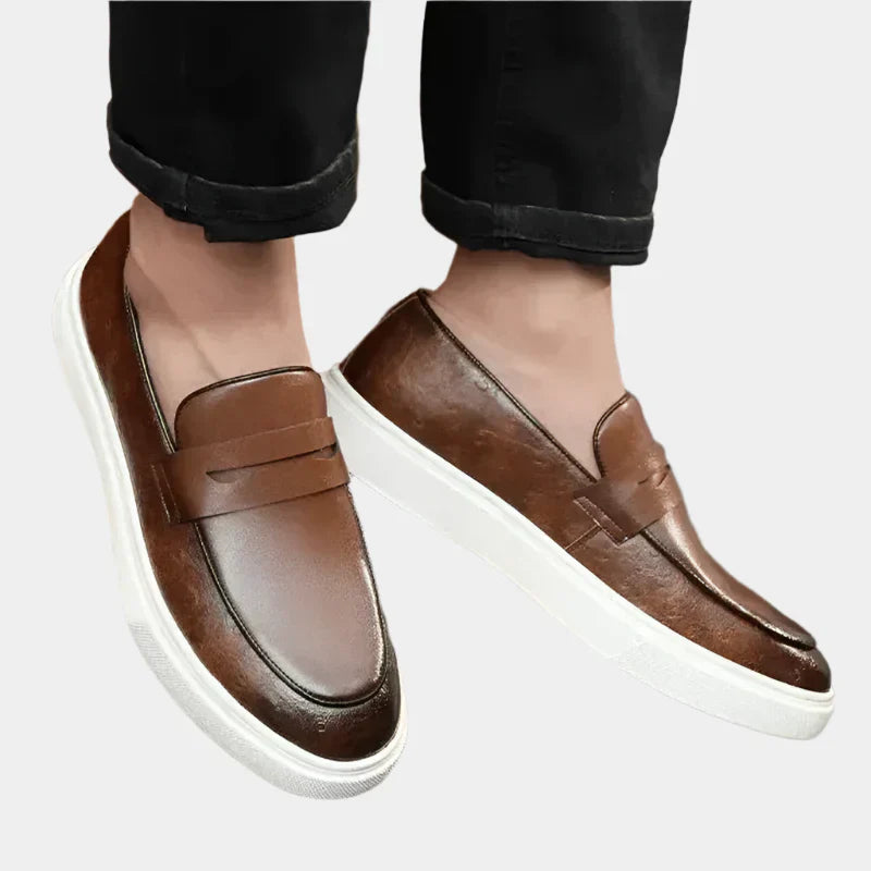 Elysian Leather Loafer Slip On Loafer