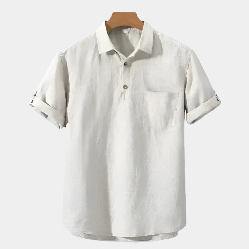 Essential Linen Polo Shirt