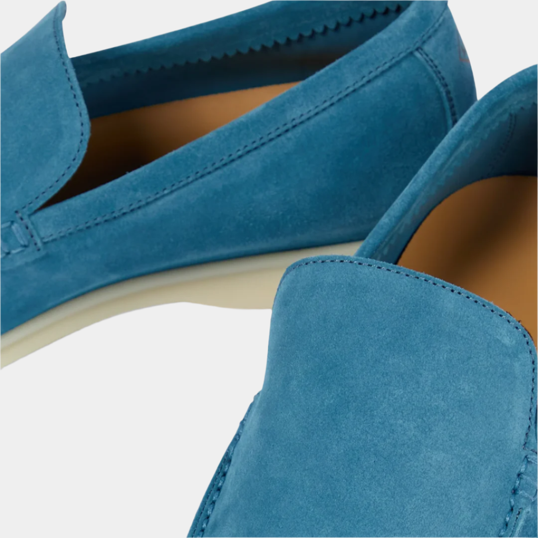 Blue Loafers Luxe